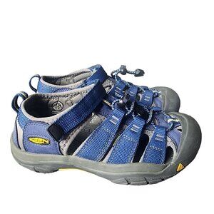 Keen Newport H2 Sandals Waterproof Hiking Outdoor Blue Little Kids Size 3